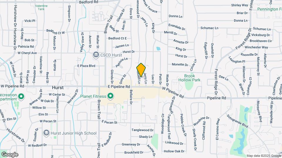 816 Russell Ln Map and Location Details