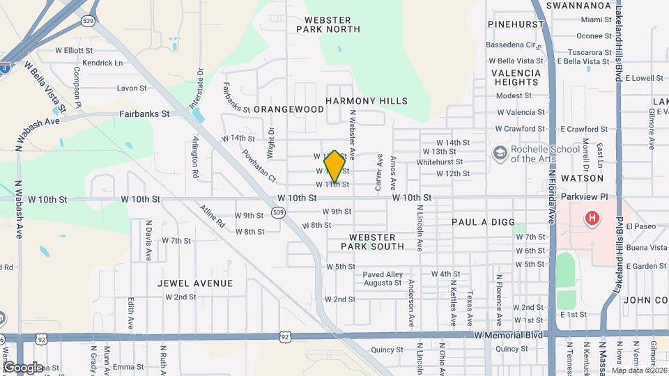 1028 W 11th St Map and Location Details