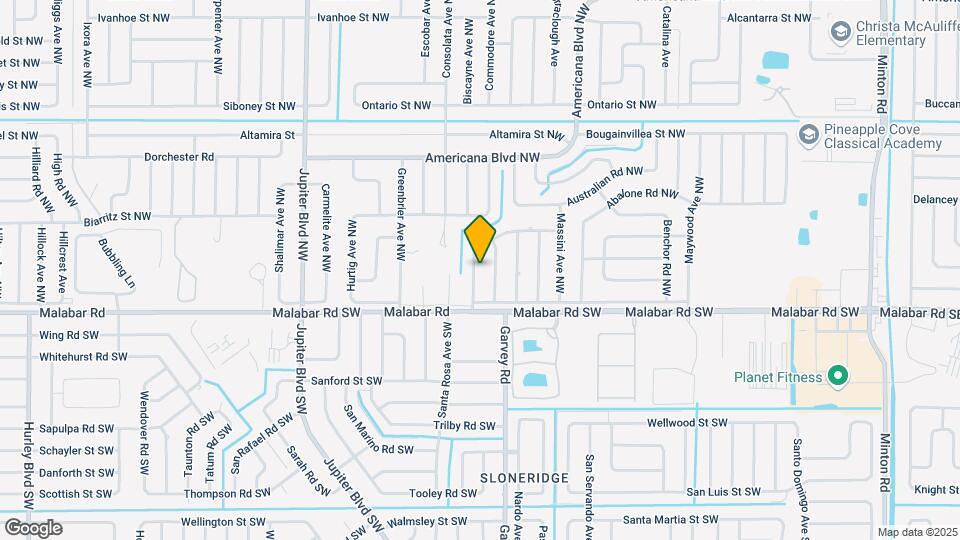 660 Belvedere Rd NW Map and Location Details