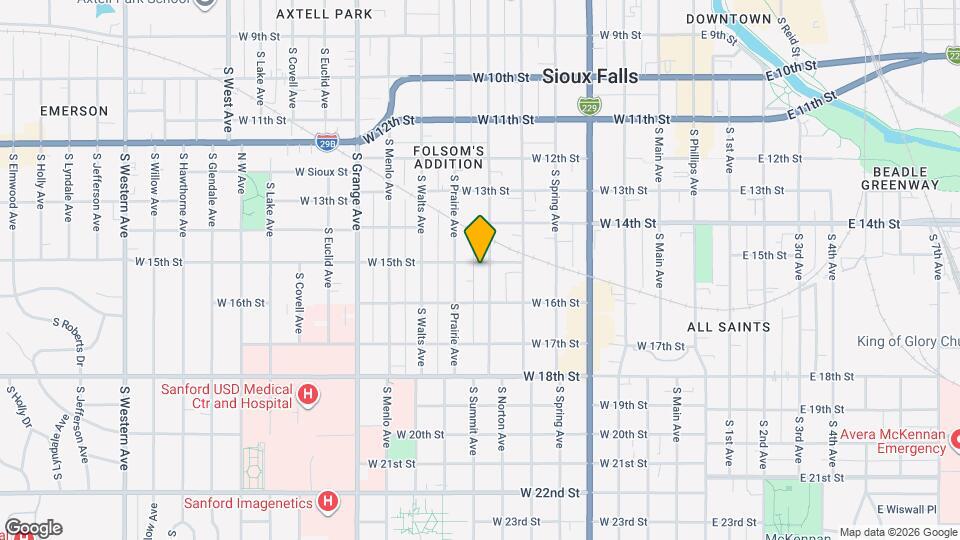 703 S Summit Ave Mapa y Detalles de la Ubicación