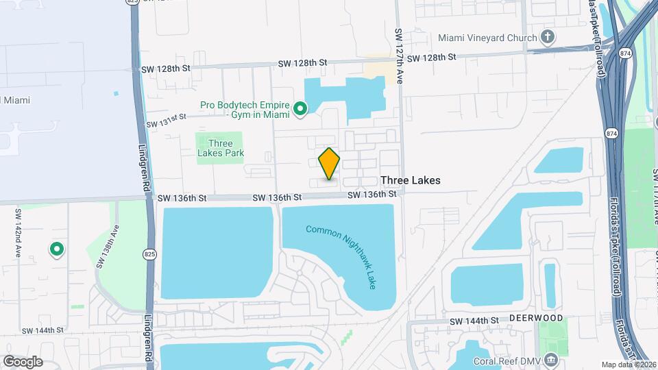 12947 SW 135th Terrace Map and Location Details