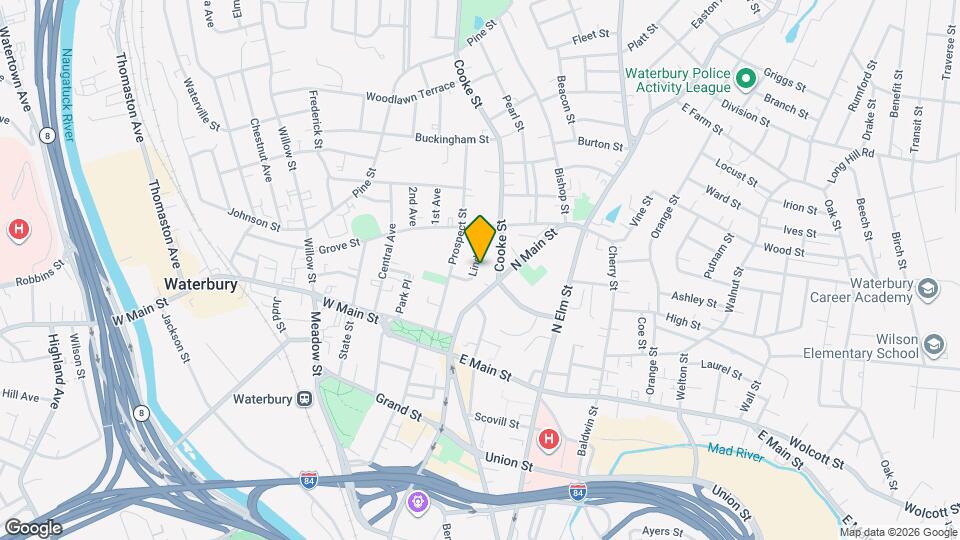 44 Linden St, Unit 1C Map and Location Details