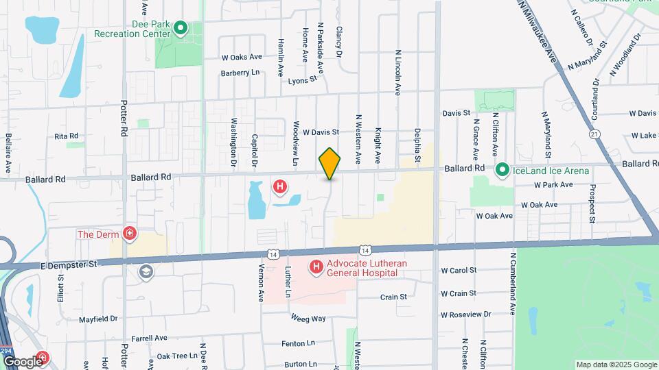 2054 Parkside Dr, Unit 1 Mapa y Detalles de la Ubicación