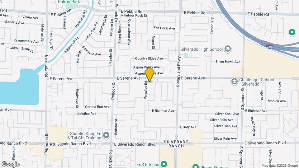 1025 Whispering Birch Ave Mapa y Detalles de la Ubicación