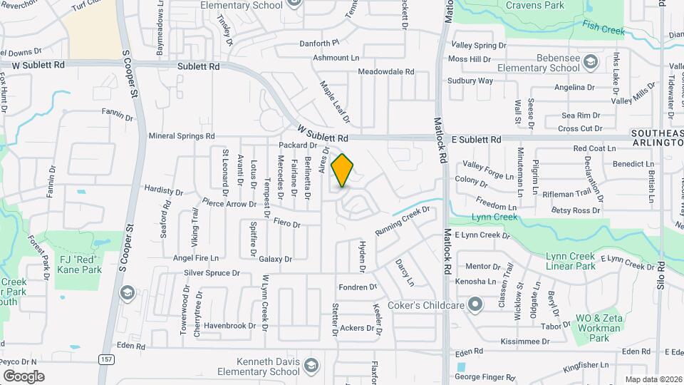 805 Hillbrooke Dr Map and Location Details