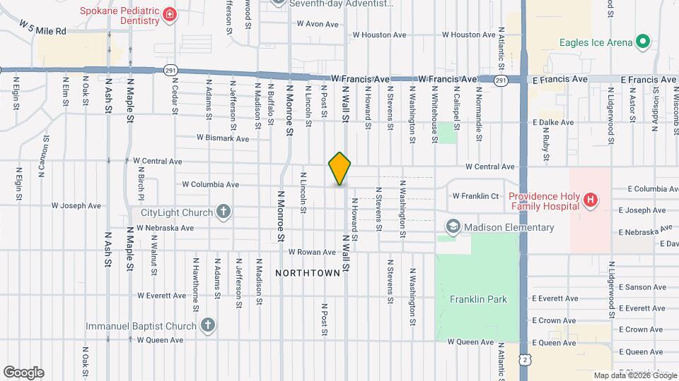 5725 N Wall St Map and Location Details