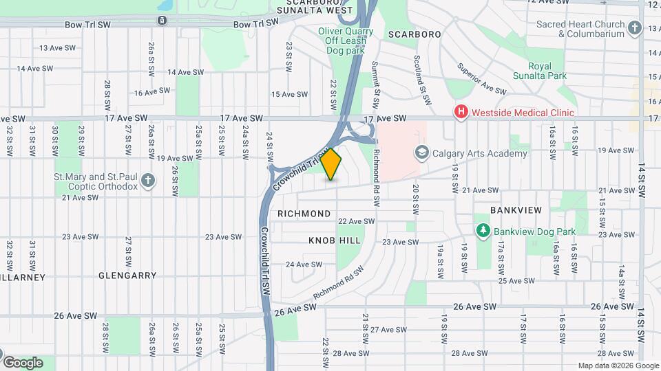 2015-2022 22 St SW Map and Location Details