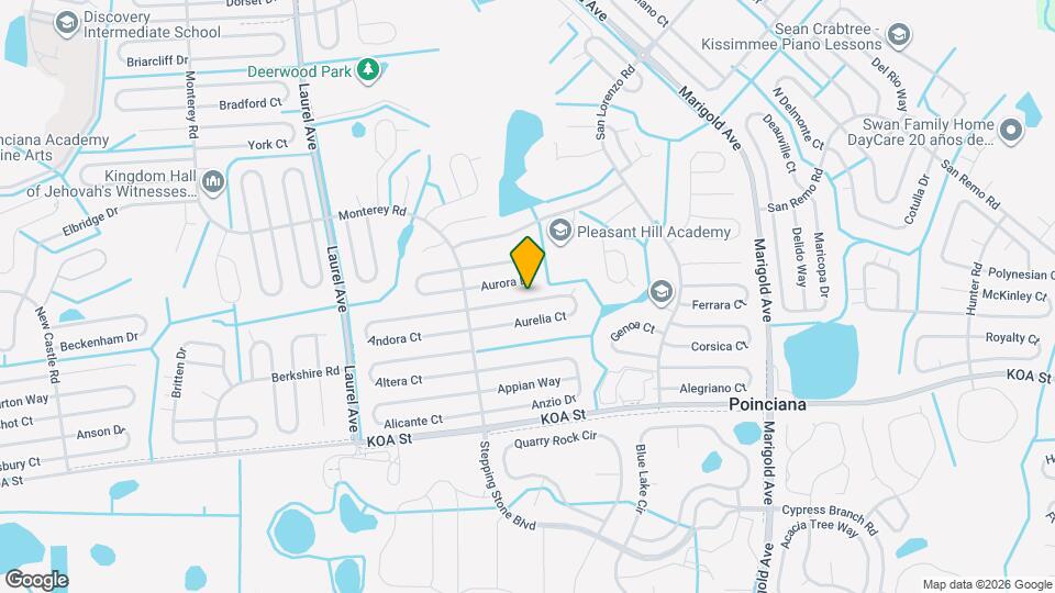 121 Aurelia Ct Map and Location Details