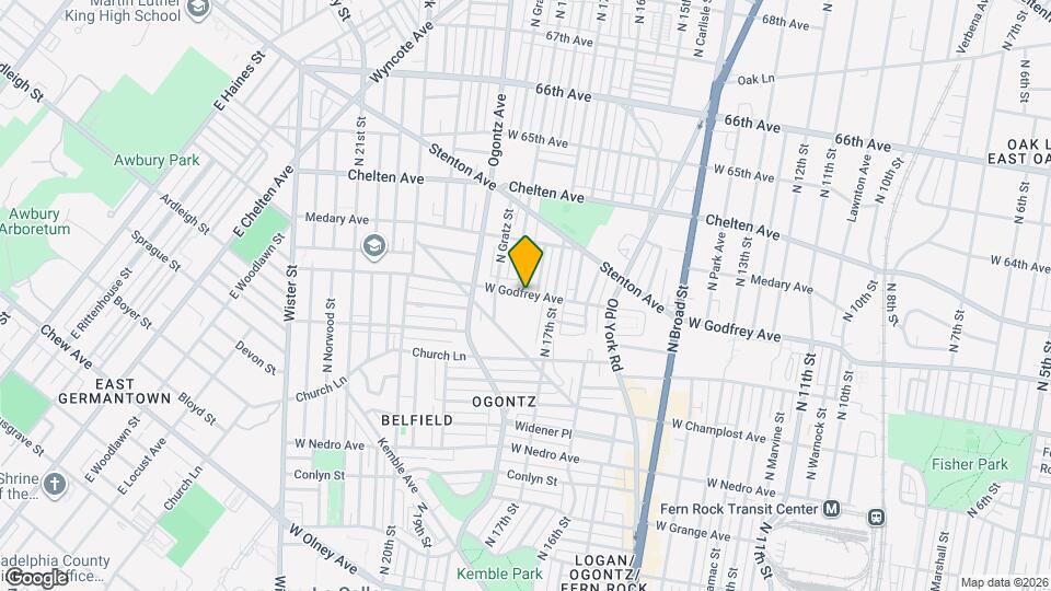 1774 W Godfrey Ave Mapa y Detalles de la Ubicación