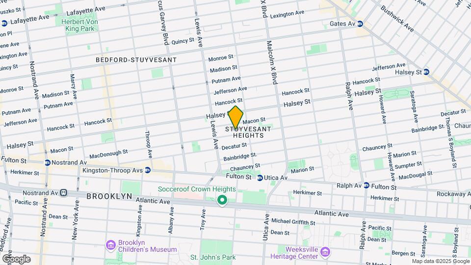 333 Macdonough St Mapa y Detalles de la Ubicación