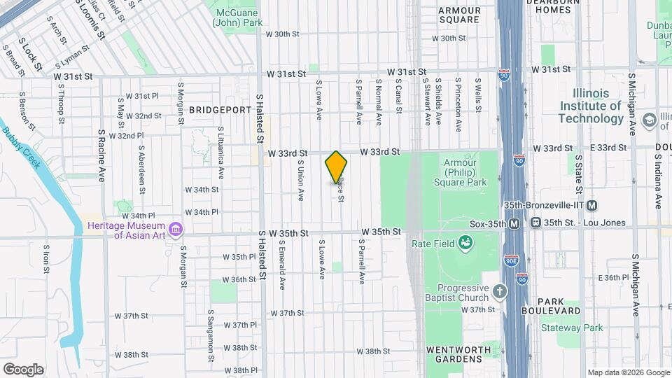 3356 S Wallace St, Unit Unit 1 Mapa y Detalles de la Ubicación