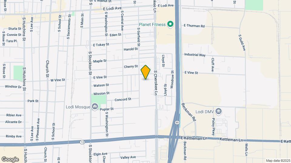 924 S Garfield St Map and Location Details