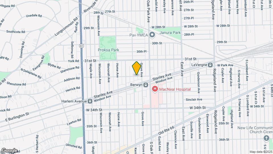 6848 32nd St Map and Location Details