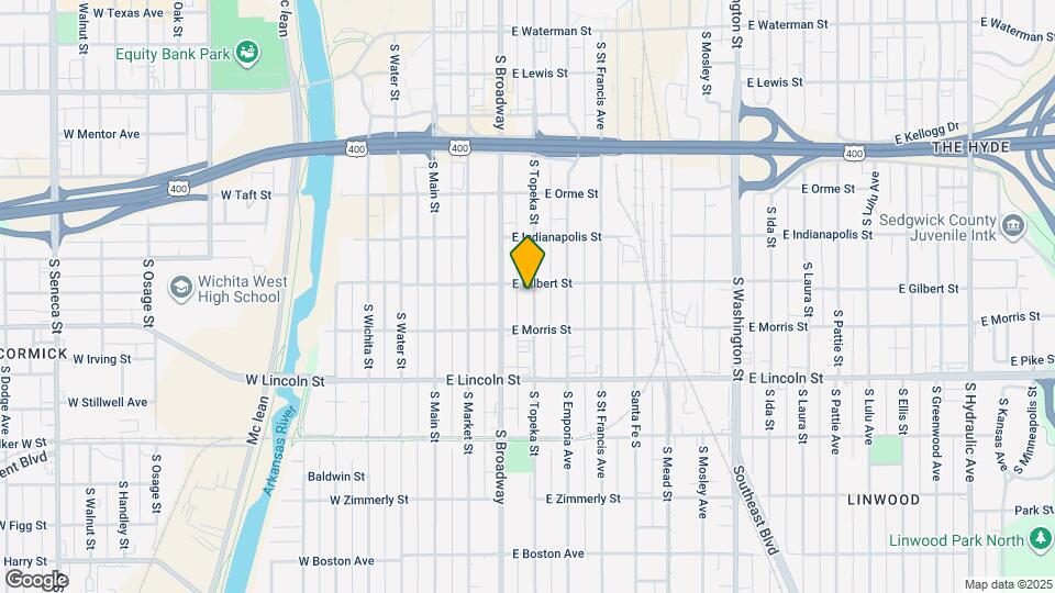 1011 S Topeka Ave Map and Location Details