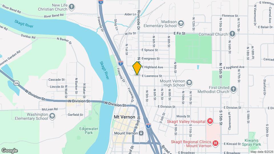 327 N 4th St Map and Location Details