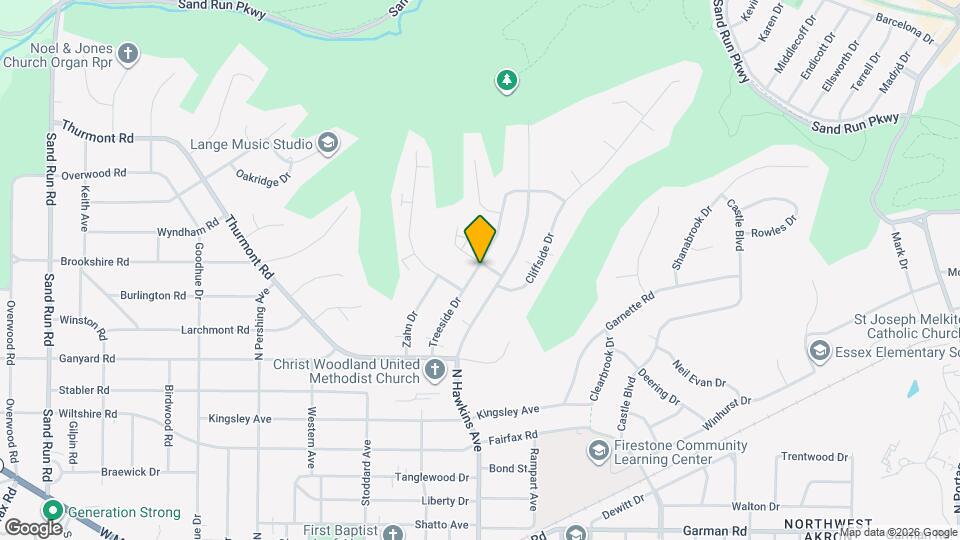 565 Treeside Dr, Unit 565 Map and Location Details