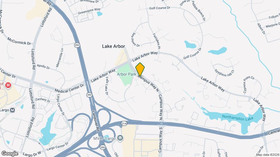 1101 Baybury Ct Map and Location Details