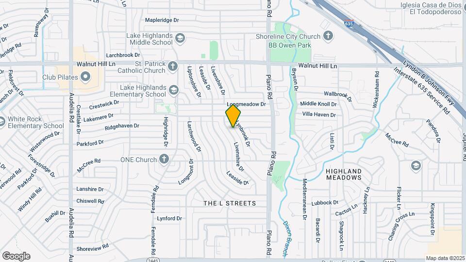 9222 Livenshire Dr Map and Location Details