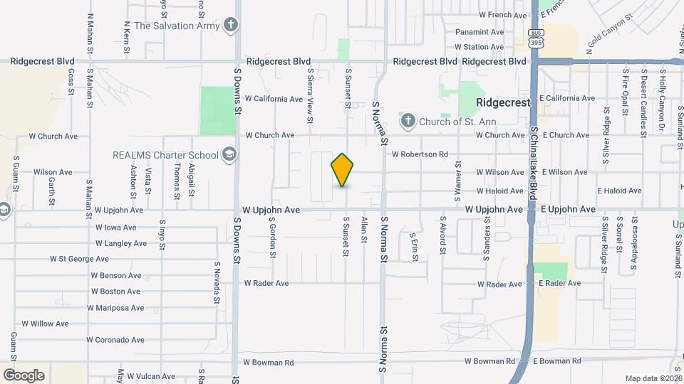 425 S Sunset St Map and Location Details