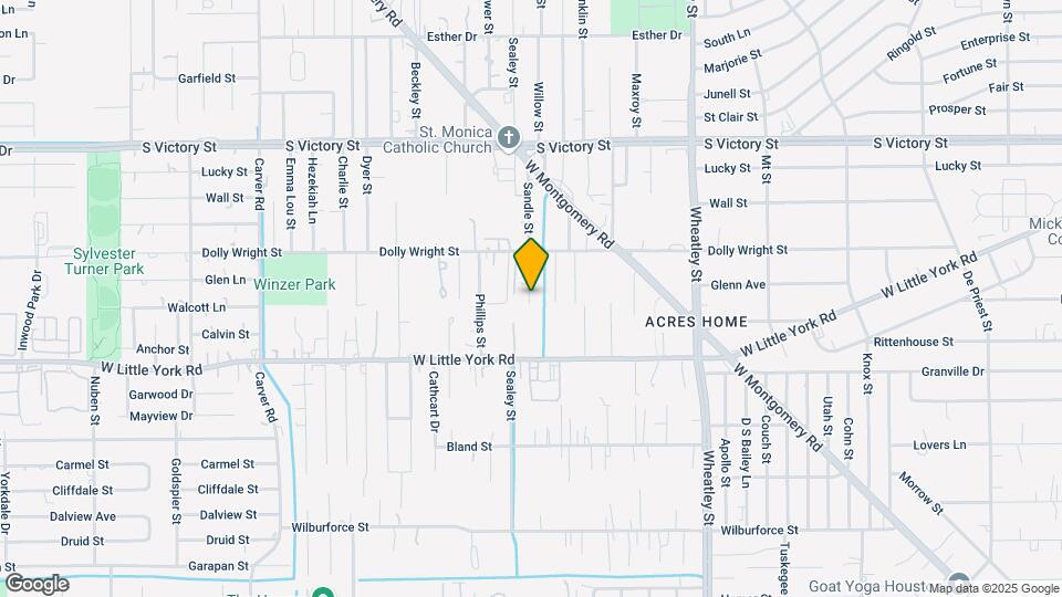 7204 Sandle St Map and Location Details