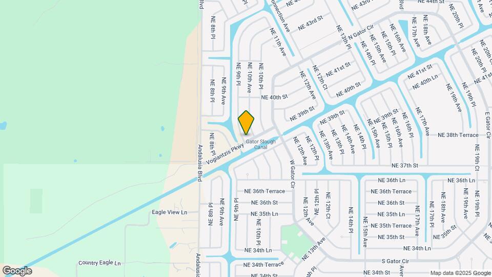 3803 NE 9th Pl Map and Location Details