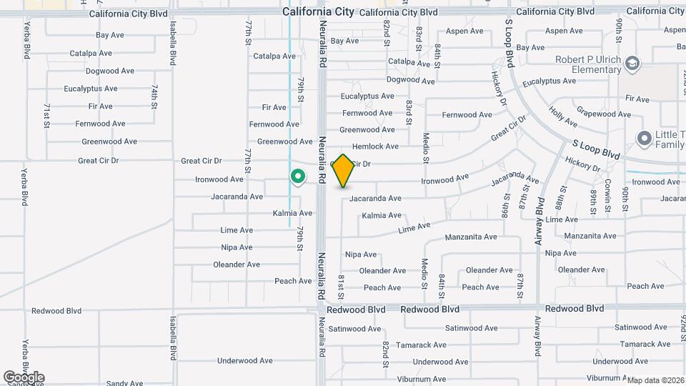 8101 Jacaranda Ave Map and Location Details