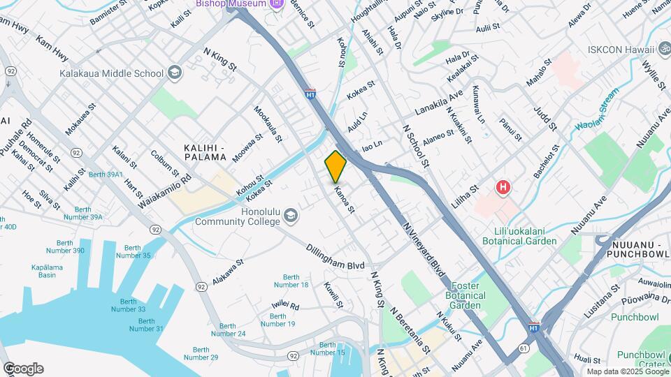 821 Kinau St Mapa y Detalles de la Ubicación