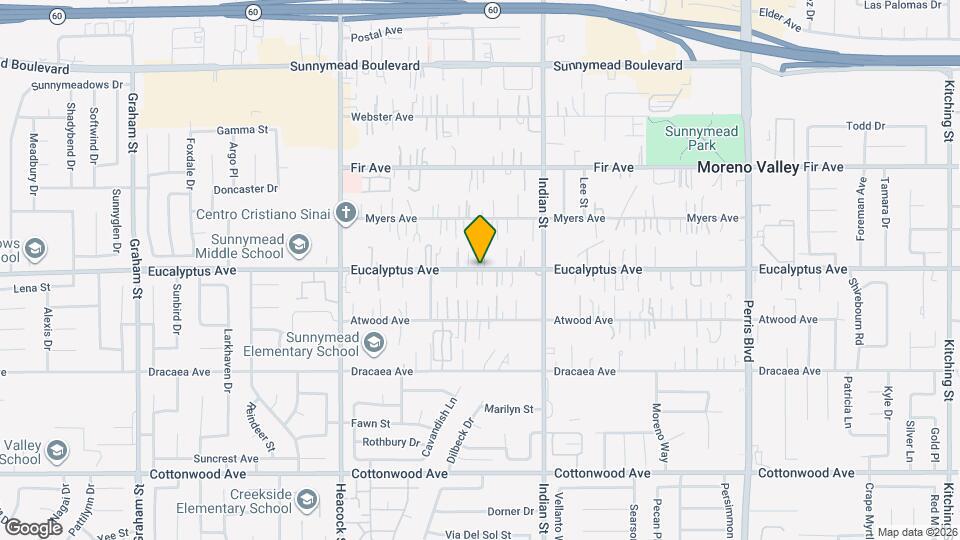 24352 Eucalyptus Ave Map and Location Details