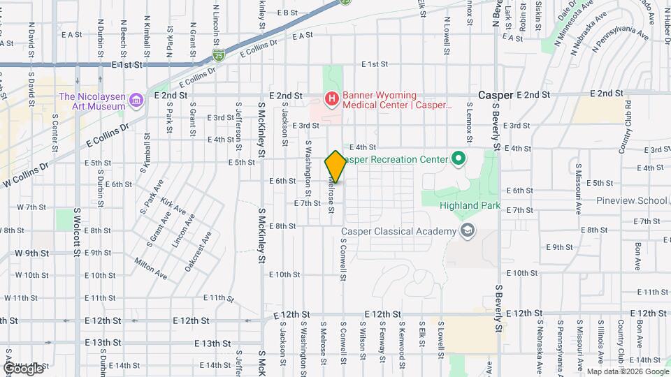 615 S Melrose St Map and Location Details