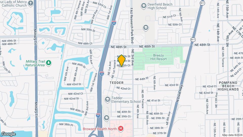 249 NE 45th St Map and Location Details