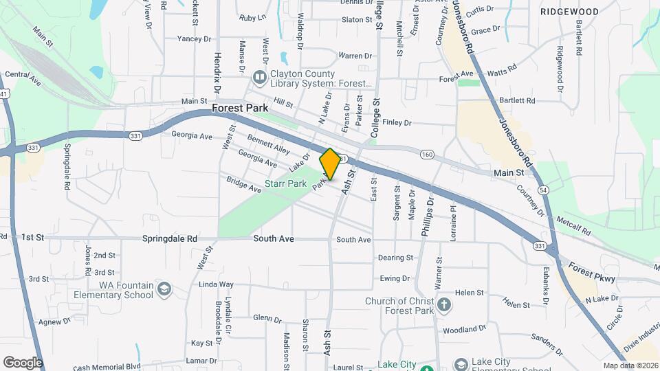 801 Georgia Ave Map and Location Details