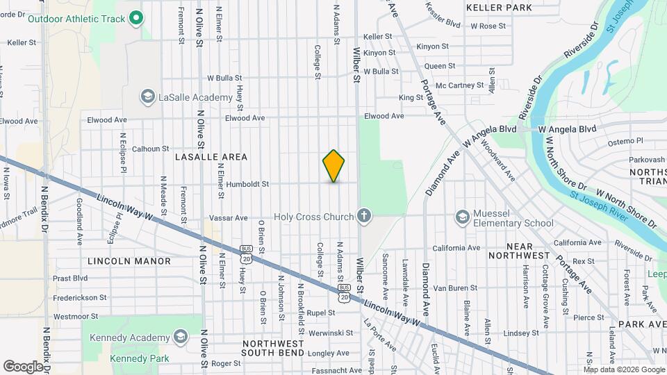 1145 N Adams St Mapa y Detalles de la Ubicación