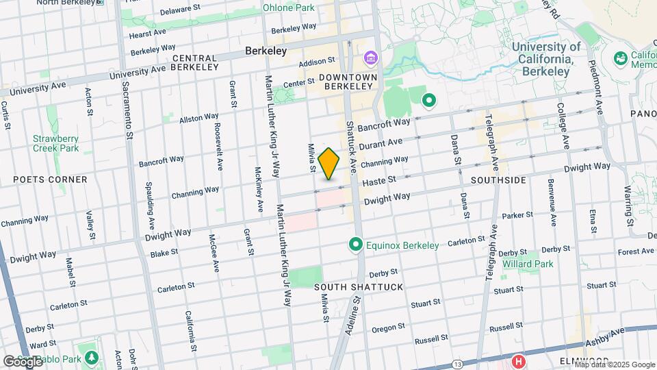 2021 Haste St Mapa y Detalles de la Ubicación