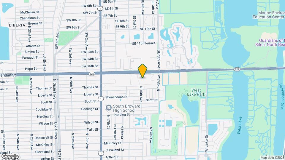 1460 Sheridan St Map and Location Details