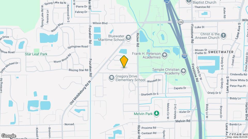 3989 Hunters Lake Cir E Map and Location Details