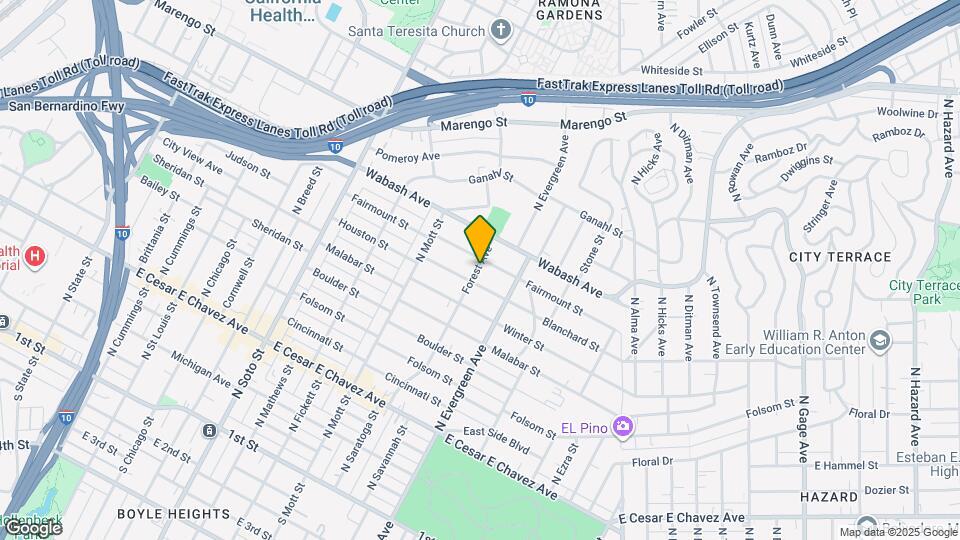 816 Forest Ave Map and Location Details