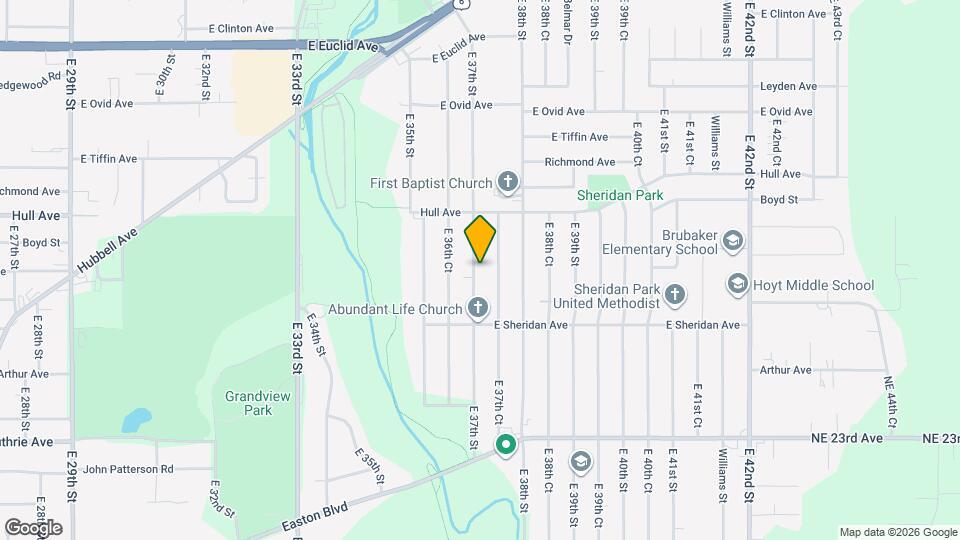 2809 E 37th St Map and Location Details