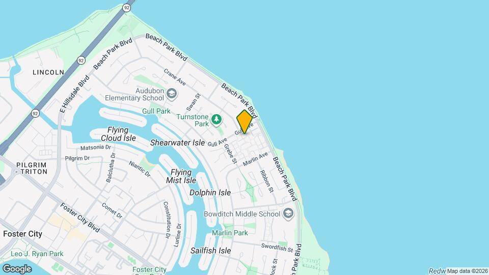 1030 Gull Ave Map and Location Details