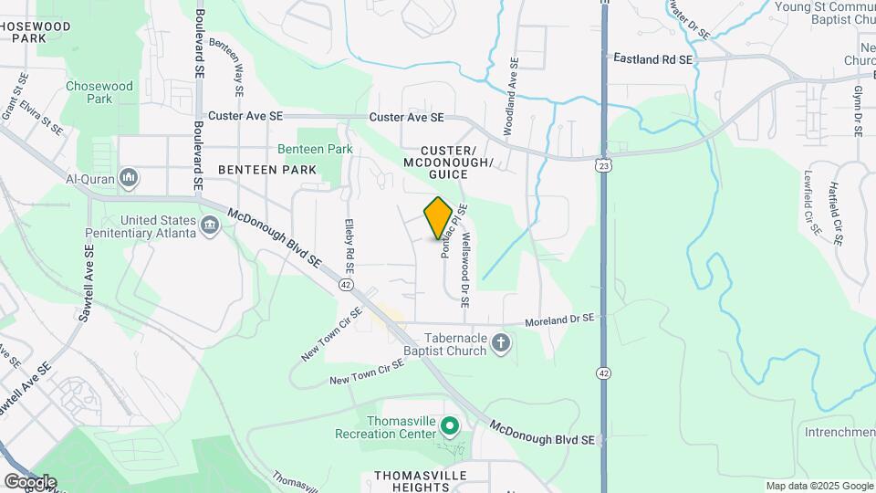 1561 Pontiac Pl SE Map and Location Details