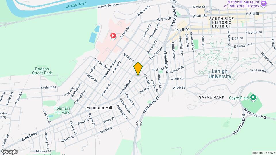 515 S Bishopthorpe St Map and Location Details