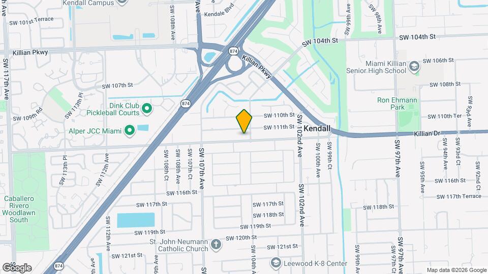 10425 SW 112th St Map and Location Details