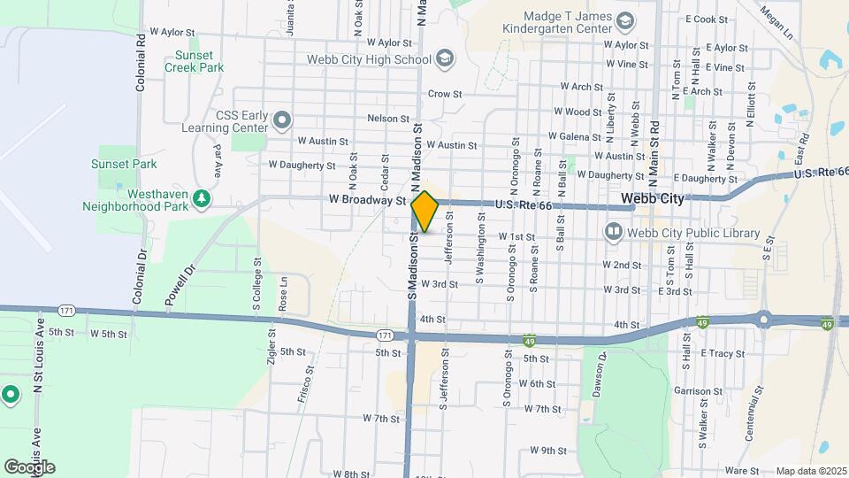 924 W 1st St Mapa y Detalles de la Ubicación