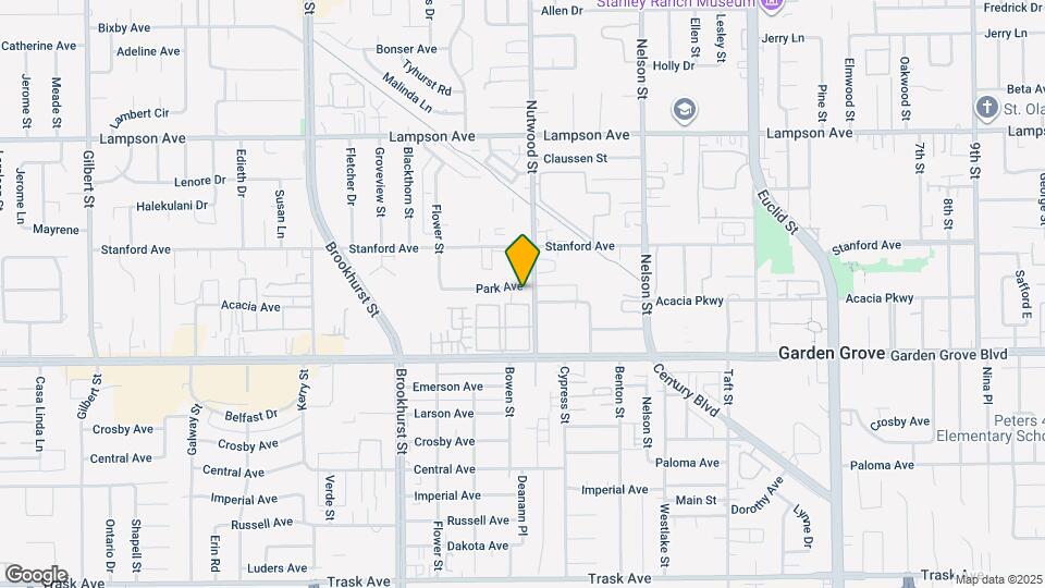 12841-12879 Nutwood Street Map and Location Details