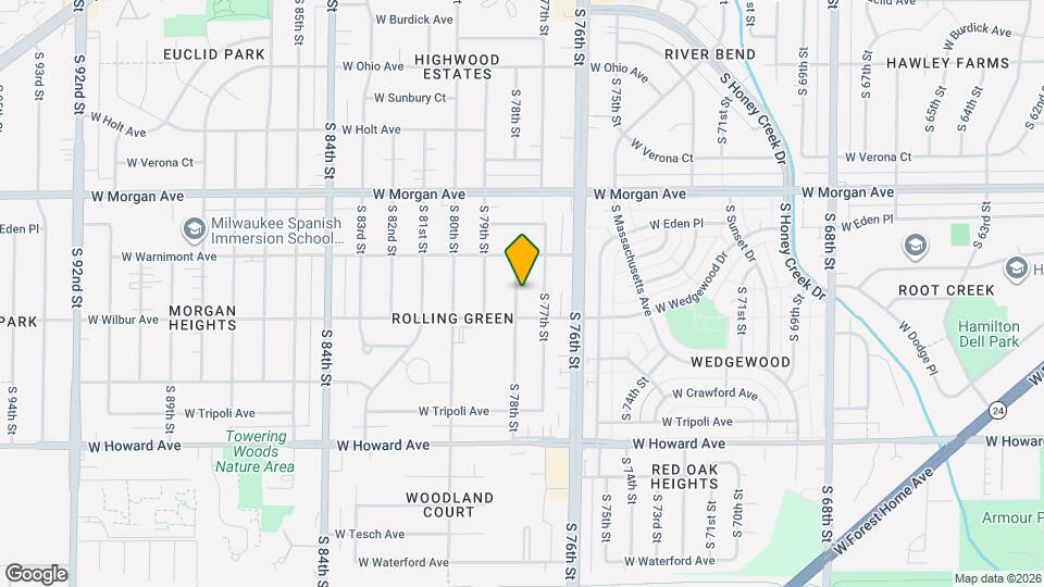 3652 S 78th St Map and Location Details