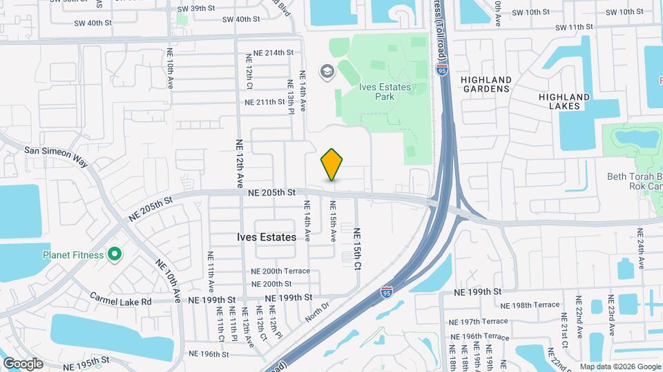 20520 NE 15th Ave Map and Location Details