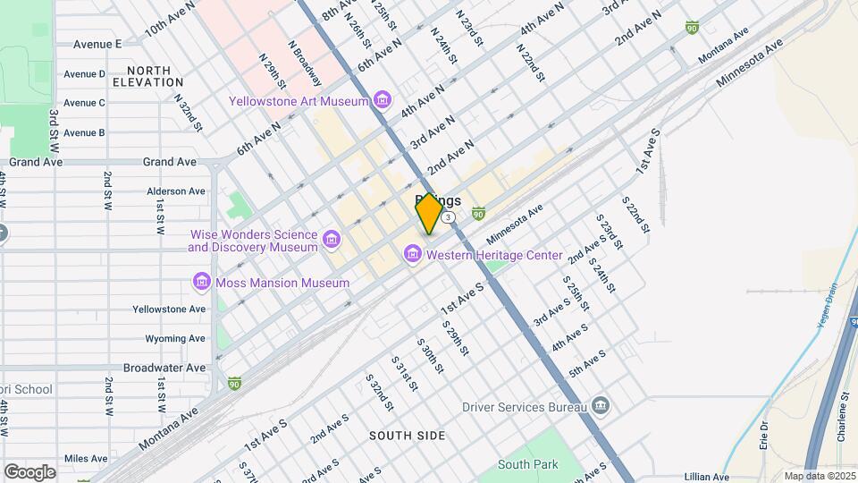 1 N Broadway Map and Location Details