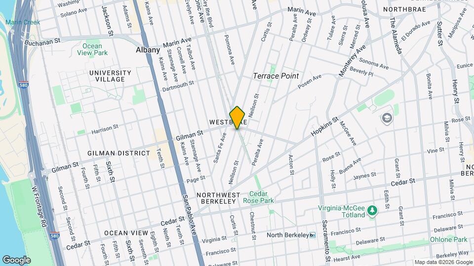 1313 Curtis St Map and Location Details