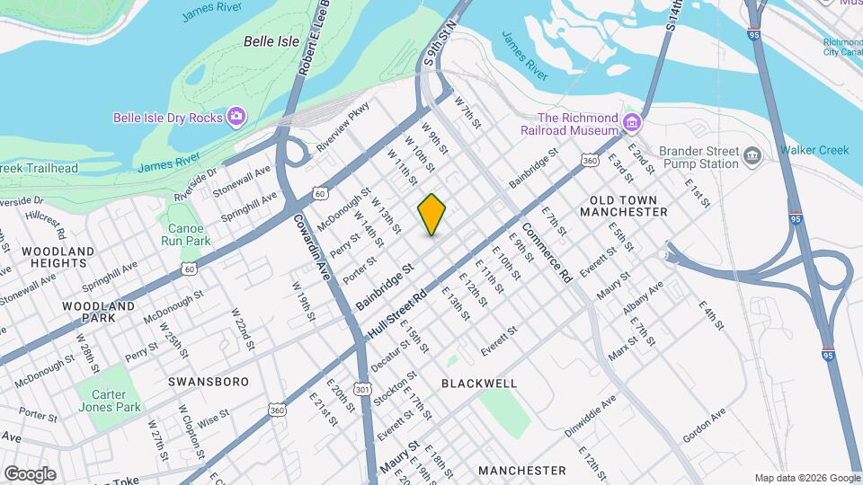 116 W 12th St E Map and Location Details