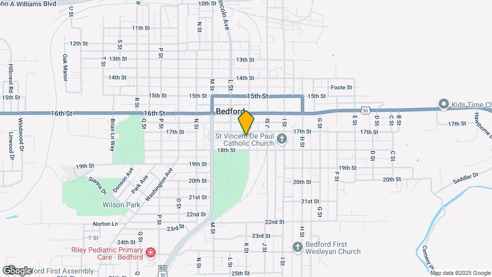 1709 K St Map and Location Details