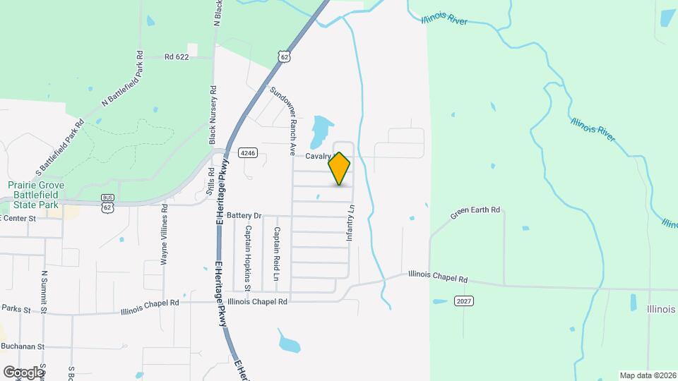 1441 Colonel Hawthorne Dr Map and Location Details